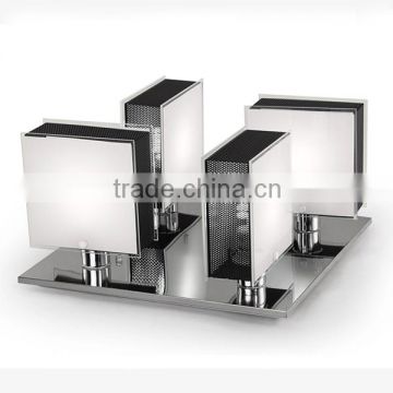 65*65 stainless steel glass ceiling light