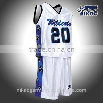 Full sublimation digital printing men basketball shorts wholesale