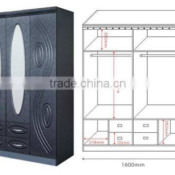 Large Capacity Practical Cloth Metal Wardrobe Closet photo-2