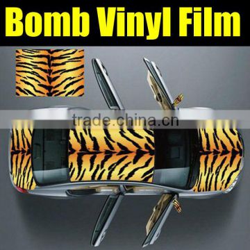 Matt bomb vinyl wrapping sticker for car surface decoration