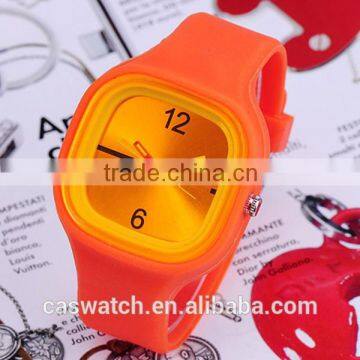 Custom made quartz watches Silicone Jelly watch