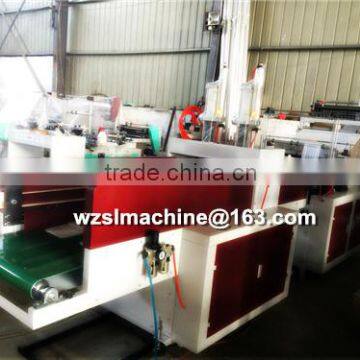 Full Auto High-speed Plastic T-shirt Bag Making Machine