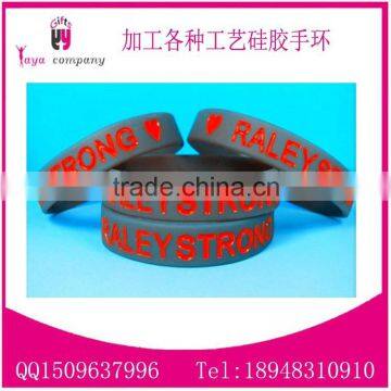 shenzhen factory rubber bracelet / custom siliconebracelet / wholesale silicon wristband