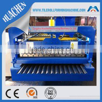 CNC Corrugated Profile Zinc Roofing Roll Forming Machine China Supplier