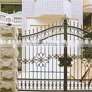 powder coated wrought iron main gate