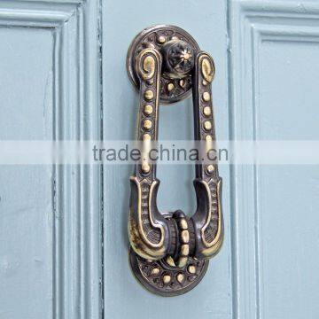 DOOR KNOCKER, BRASS KNOCKER, ANTIQUE DOOR KNOCKER