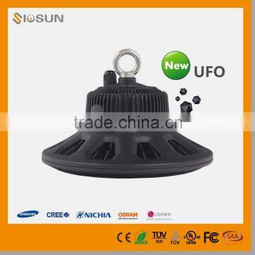 2016 New 160W IP67 13560Lumens Industrial High Bay 5 Years Warranty UFO LED High Bay Light