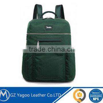 Wholesale Factory Price Waterproof Canvas Leather Notebook Laptop Backpack photo-3