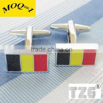 Belgium Flag Cuff Link