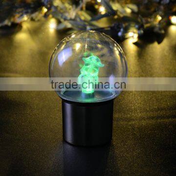 Xmas Snowman with Crystal Ball Desktop Light