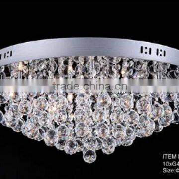 G4 modern crystal ceiling lamp home decor from zhongshan,china factory