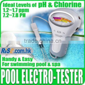 Swimming Pool Water pH & Cl2 Level Tester Chlorine Tester spa water quality