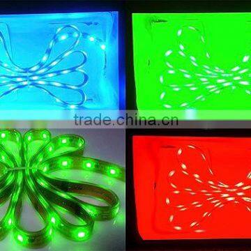 Dmx Control Rgb Flexible Led Strip LPD8806 48LEDS White PCB 15mm Non-waterproof IP33