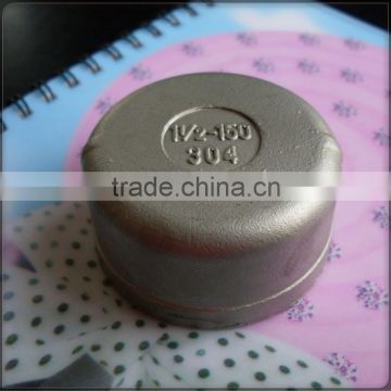 SS316 BSP round cap