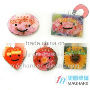 Wholesale hot shaped promotion 3d decorative epoxy fridge magnet for promotion gift