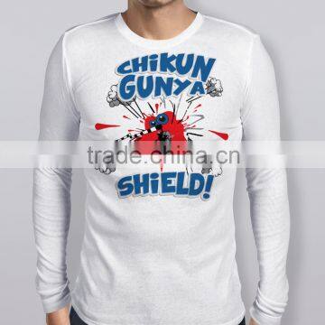 Custom T Shirt With Silk Screen Print and Combed Soft Cotton photo-5