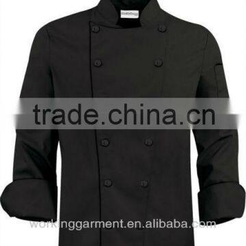 Traditional Chef Coat - 100%Cotton-Knotted Cloth Buttons- by LR