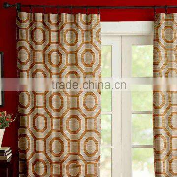 Jacquard curtain fabrics