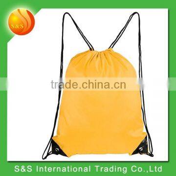 Basic Drawstring Tote Cinch Sack Promotional Backpack Bag