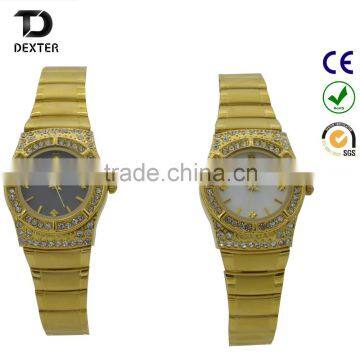 Ahmed watch Ladies watch for Saudi Arabia market dark gold watch