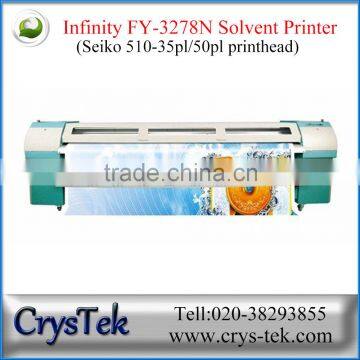 Crystek FY-3278N Large format solvent printer with Seiko SPT510 print head