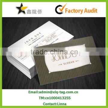 2014 Christmas promotional high quality paper printed business card