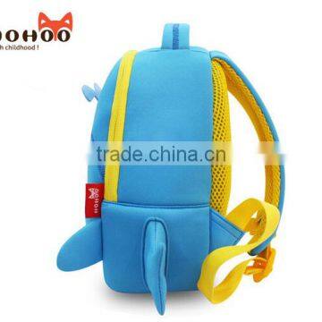 Cartoon Whale backpack Boys Girls Baby travel Bag kids backpack promotion