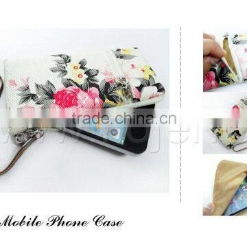 Zipper Pouch for Lady for iPhone 4/4S,