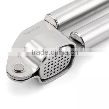 Solid Stainless Steel Garlic Crusher Press Mincer Ginger