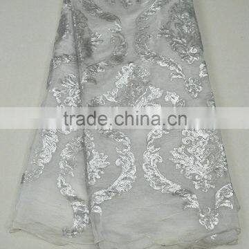 Wedding Dress Stiff Silk Fabric Banarsi Silk Fabrics Iridescent Silk Fabric for Party photo-3