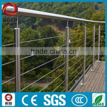 SUS304/316 Terrace or Deck Stainless Steel Cable Handrail photo-3