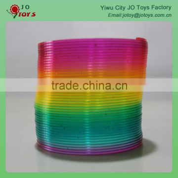 Gold green color slinky spring toy kids toy