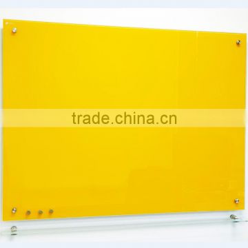 Office glass whiteboards / Glass message boards with ANSI and EN12150 certificate