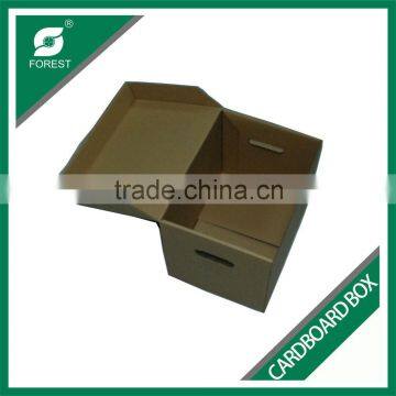 ACCEPT CUSTOM ORDER BROWN CORRUGATED CARDBOARD STORGE PACKING BOX WITH INSTRUCTIONS PRINTING photo-5