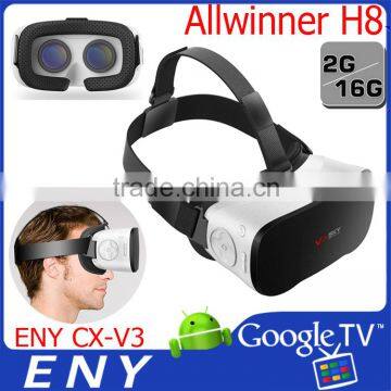 All in One VR 3D Virtual Reality Glassess With Allwinner H8 Octa Core CPU 360 Panorama 2gb 16gb