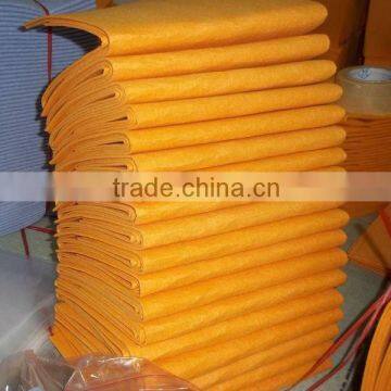 Shammy cloth/orange super absorbent cloth (viscose/polyester, super absorbent, needle punched nonwoven)