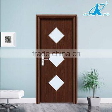 Modern latest Interior wooden mdf pvc bathroom door design