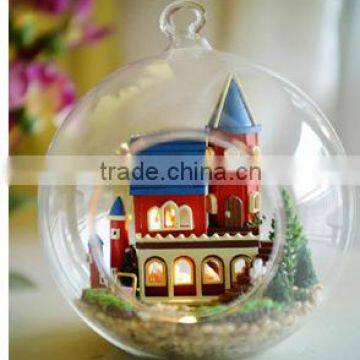 Educational Toys,DIY Wood house,handmade miniature wooden house