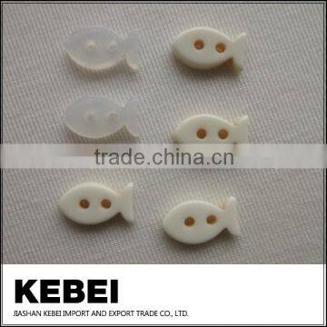 High Quality Fish Button,white Two Hole Button for Shirts photo-2