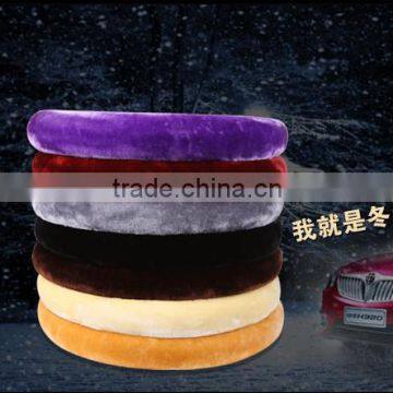 High Quality Winter Car Steering Wheel Cover Warm Steering Wheel Cover Plush Steering Wheel Cover Sheepskin Fur photo-2
