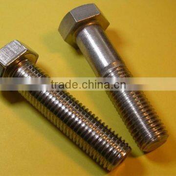 Steel Bolts Hex Head Cap DIN 931/DIN 933 8.8