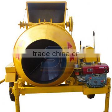 Concrete mixer with Diesel engine