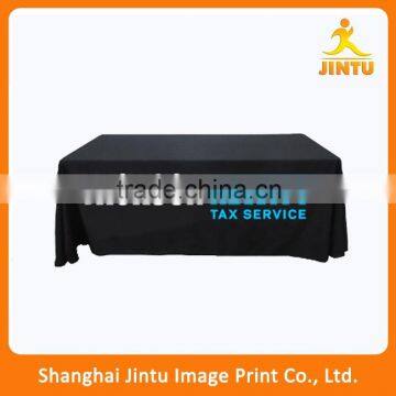 2016 advertisement custom table skirt cover printing