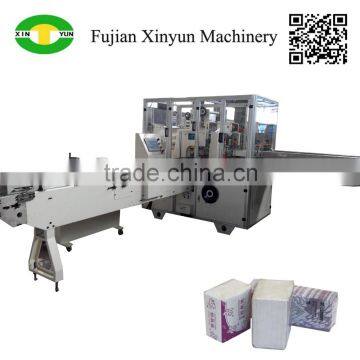 High performance soft type facial tissue paper packing machine