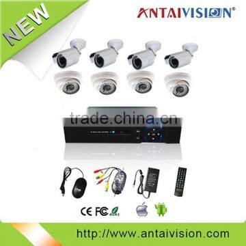 Popular Economic 720P AHD camera Kits , DVR KITS system with 8 Dome 8 Bullet 720P AHD cameras CCTV System 8CH AHD DVR KIT