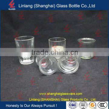 Fancy Candle Holder Glass Jar 6