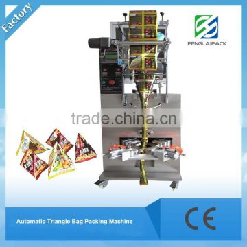 triangle plastic bag packaging machine for milk/popcorn/beans