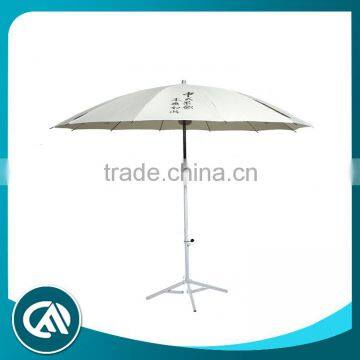 Best selling windstorm printed plain white advertising umbrella