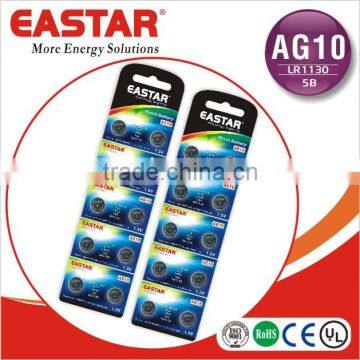 battery cell AG10 LR-1130 1.5V Alkaline Button Cell Battery