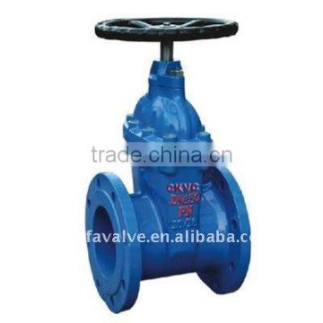 ductile iron resilent non rising stem gate valve